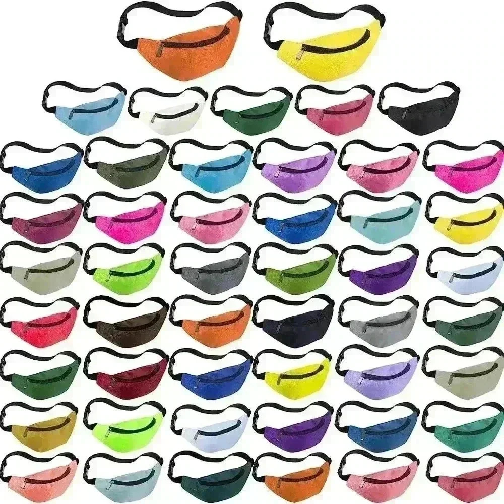 2 Pieces Neon Fanny Pack Bulk 80s Party Waist Bags